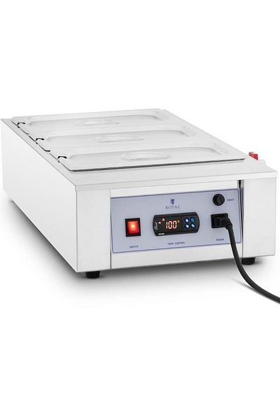 Royal Catering Podgrzewacz do czekolady sosów polew elektryczny 3 x 3.2 l 1500 W