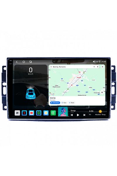 navi-it Dedicated navigation for Dodge Avenger/Challenger 3/Charger/Dakota/Duragno/Nitro, 4GB RAM 64GB ROM, Octaco