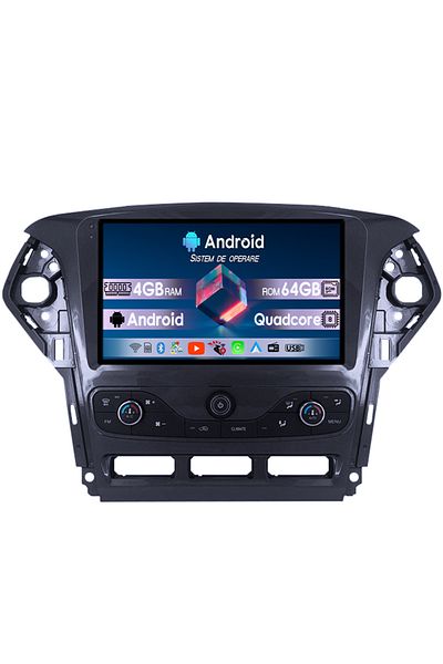 navi-it Navigatie dedicata Ford Mondeo 2010-2014, 4GB RAM 64GB ROM, Octacore, Android 14, Display QLED 1K 9"