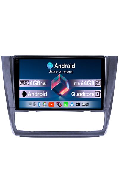 navi-it Dedicated navigation BMW Series 1 E81/E87 2007-2013, 4GB RAM 64GB ROM, Octacore, Android 14, Display QL