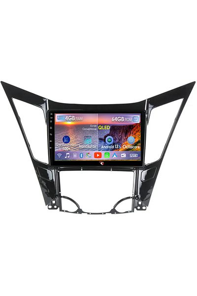 navi-it Dedicated navigation for Hyundai Sonata 2009-2014, 4GB RAM 64GB ROM, Octacore, Android 13, Display QLED 9"