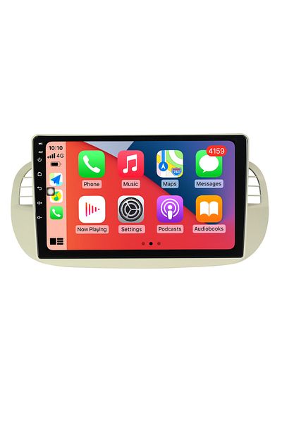 navi-it Dedicated navigation Fiat 500, 4GB RAM 32GB ROM, Android 13, 9" display, Internet, Applications, Waze