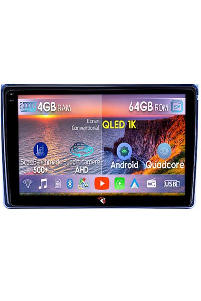 navi-it Navigatie dedicata Citroen C5 2008-2017, 4GB RAM 64GB ROM, Octacore, Android 14, Display QLED 1K 10"