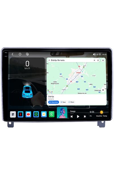 navi-it Navigatie dedicata Peugeot 407 2004-2011, 4GB RAM 64GB ROM, Octacore, Android 14, Display QLED 1K 9"