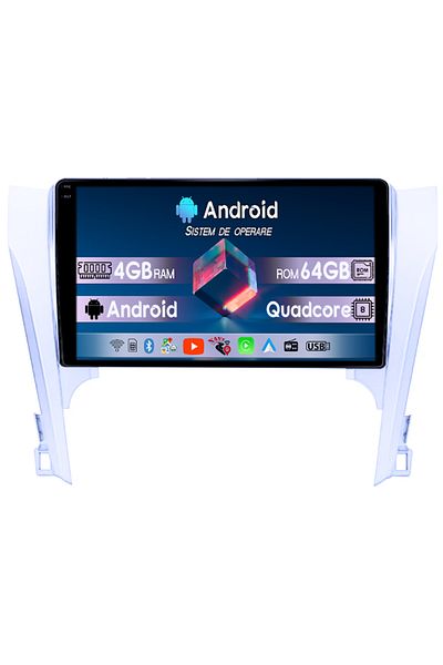 navi-it Navigatie dedicata Toyota Camry 2011-2014, 4GB RAM 64GB ROM, Octacore, Display 9" QLED 1K, Carplay,