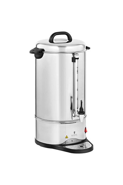 Royal Catering Zaparzacz zaparzarka do kawy herbaty z kranem i tacką ociekową 1550 W 15 l