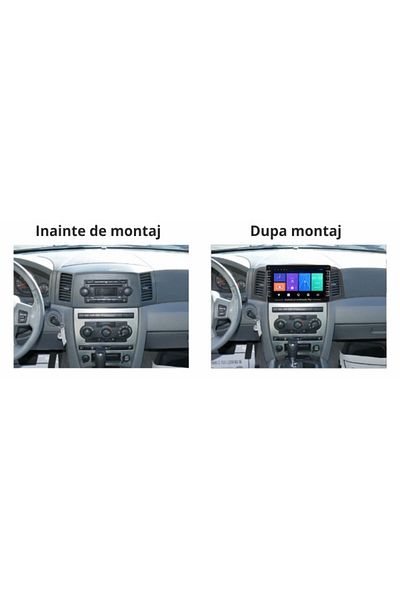 navi-it Navigatie dedicata JEEP Grand Cherokee 2004-2007, 4GB RAM 64GB ROM, Octacore, Display 9" QLED 1K, Ca