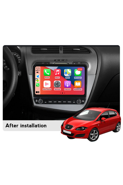 navi-it Navigatie dedicata Leon 2005-2012 cu butoane rotative model 2024, 4 GB RAM 64 ROM, Quadcore, Android