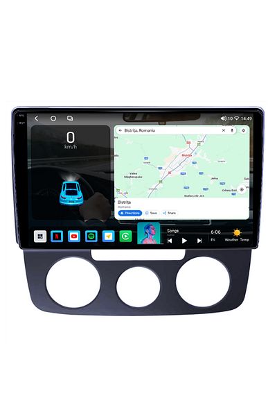 navi-it Navigatie dedicata Volkswagen Bora 2008-2012, 4GB RAM 64GB ROM, Octacore, Android 14, Display QLED 1