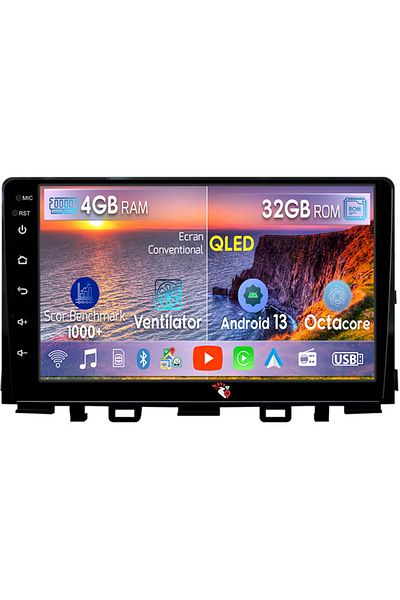 navi-it Navigatie dedicata KIA Rio 2017- 2019, 4GB RAM 32 ROM, Android 13, Display QLED, 9",DSP, Carplay, An