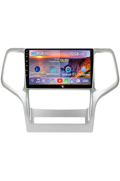 navi-it Navigatie dedicata Jeep Grand Cherokee 2010-2013, 4 GB RAM 32 ROM, Android 13, Display QLED, 9", DSP