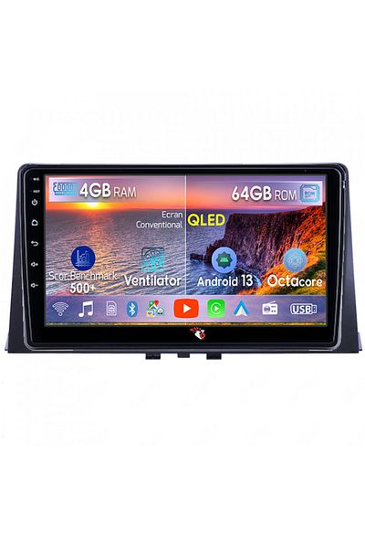 navi-it Navigatie dedicata Partner 2018+, 4GB RAM 64GB ROM, Octacore, Android 13, Display QLED 9", DSP, Carp