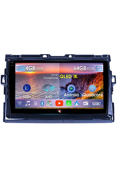 navi-it Navigatie dedicata Toyota Estima 2006-2012, 4GB RAM 64GB ROM, Octacore, Android 14, Display QLED 1K