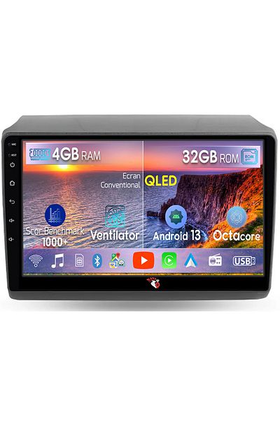 navi-it Navigatie dedicata Ducato 2020 High, 4GB RAM 32GB ROM, Octacore, Android 13, Display QLED 9", DSP, C