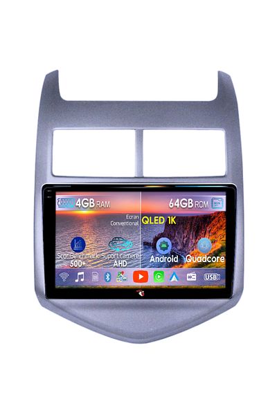 navi-it Dedicated navigation Chevrolet Cruze Aveo 2008-2015, 4GB RAM 64GB ROM, Octacore, Android 14, Display Q