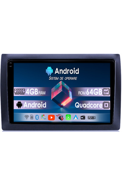 navi-it Navigatie dedicata Fiat Stilo 2010, 4GB RAM 64GB ROM, Octacore, Andro...