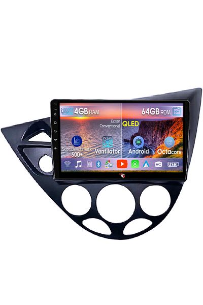 navi-it Navigatii dedicate Focus 1999-2005, 4GB RAM 64GB ROM, Octacore, Android 14, Display QLED 9", DSP, Ca