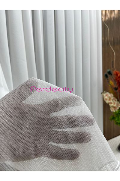 PERDECITY Original Bamboo Wakkorama Glitter Tulle Curtain Ironing No Crease 1X3 Tight Pile Suitable for Any Room