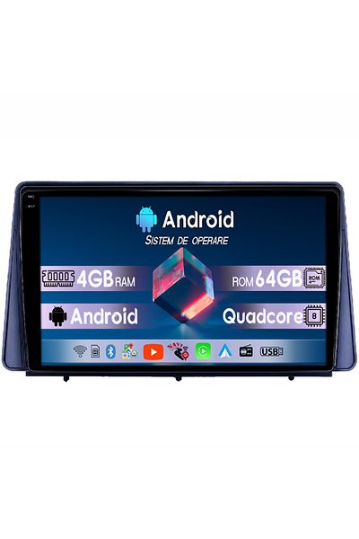 navi-it Navigatie dedicata Ford Focus 2019, 4GB RAM 64GB ROM, Quadcore, Android 14, Display QLED 1K 9", DSP,