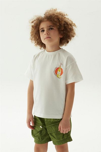 Nebbati Boy White T-Shirt