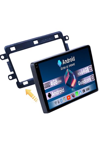 navi-it Navigatie dedicata Renault Sandero Dacia Duster Captur Lada Xray, 4GB RAM 64GB ROM, Quad Core, Displ