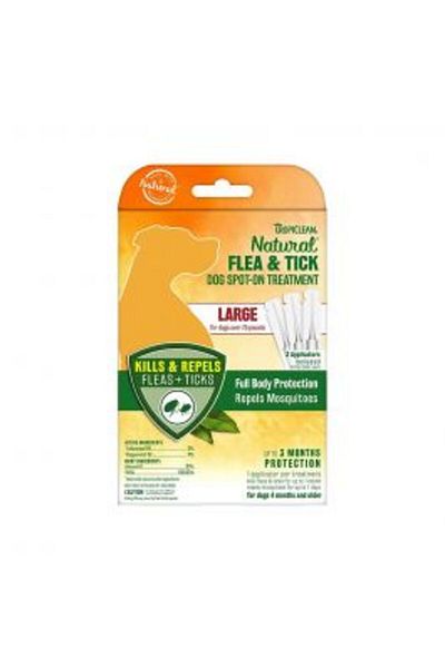 Tropiclean Flea & Tick Dog Spot On Treatment For Large Dogs