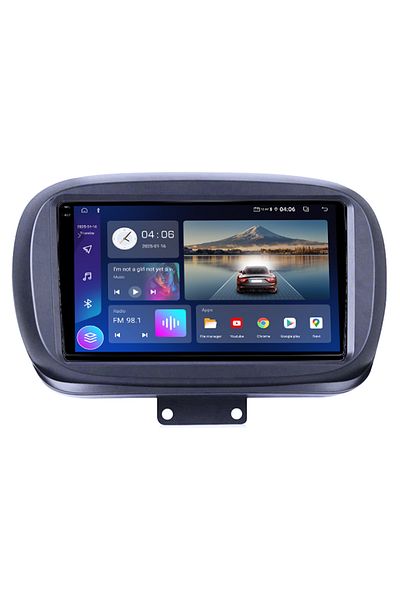 navi-it Navigatie dedicata Fiat 500X 2014-2020, 4GB RAM 64GB ROM, Quadcore, Android 14, Display QLED 1K 9",