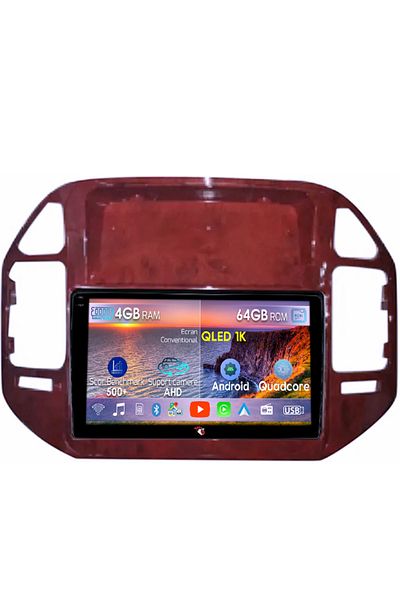 navi-it Navigatie dedicata Mitsubishi Pajero V73 2004-2011, 4GB RAM 64GB ROM, Octacore, Android 14, Display
