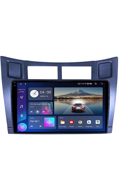 navi-it Dedicated navigation for Toyota Yaris 2012-2017, Android 14, Wireless Carplay and Android auto 4GB RAM 64GB