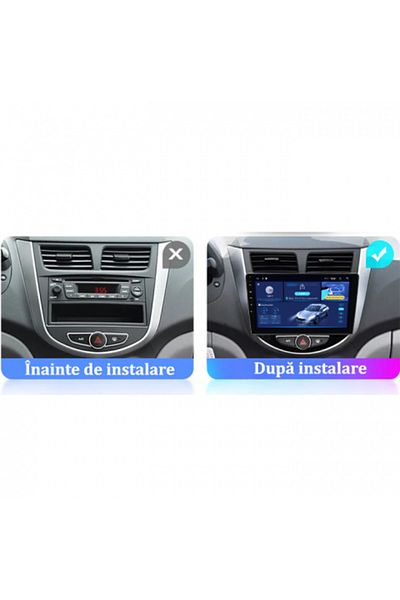 navi-it Navigatie dedicata Hyundai Verna 2010-2016, 4GB RAM 64GB ROM, Quad Core, Display 9" QLED 1K, Carplay