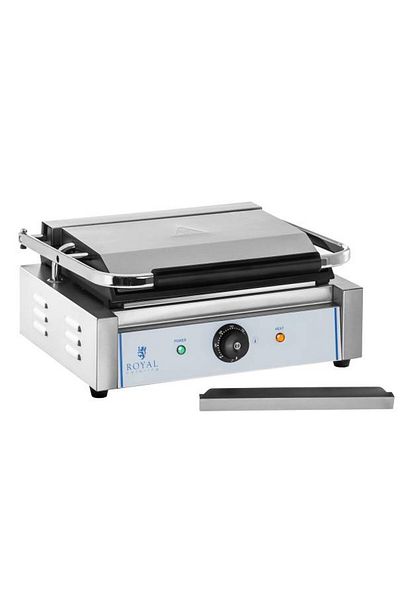 Royal Catering Kontakt grill kontaktowy dwustronny gładki PANINI 2200W 230V Royal Catering