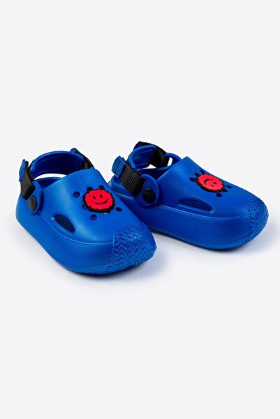 LETOON TXP01 Çocuk EVA Terlik - Gülen Yüz Detaylı