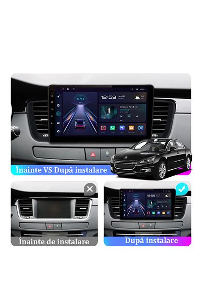 navi-it Navigatie dedicata Peugeot 508 2010-2018, 4GB RAM 64GB ROM, Octacore, Display 9" QLED 1K, Carplay, A