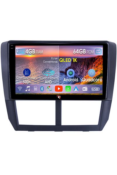 navi-it Navigatie dedicata Subaru Forester 3 2007-2013, 4GB RAM 64GB ROM, Octacore, Android 14, Display QLED