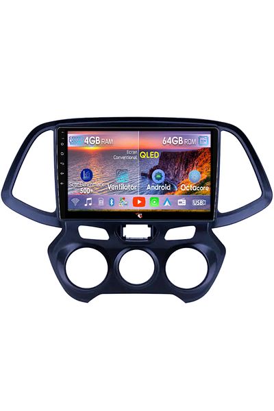 navi-it Navigatie dedicata Hyundai Atos 2018+, 4GB RAM 64GB ROM, Octacore, Android 14, Display QLED 9", DSP,