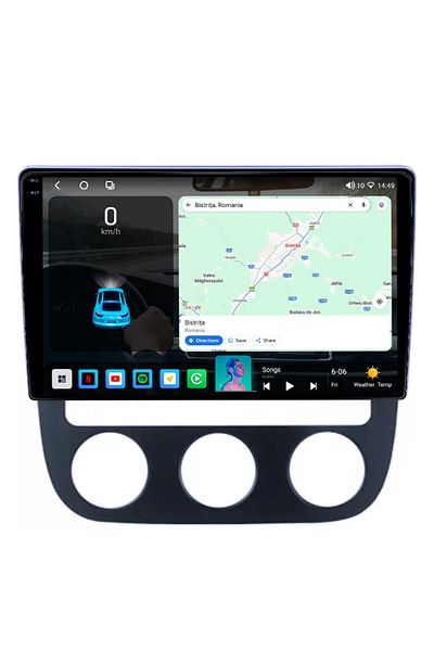 navi-it Dedicated navigation for Volkswagen Sagitar / Jetta5 2006-2010 si Golf 5, 4GB RAM 64GB ROM, Octacore, Andr