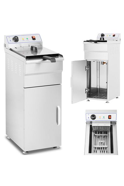 Royal Catering Friteuză electrică independentă pe dulap 400V 10L