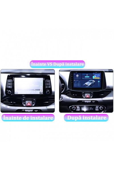 navi-it Navigatie dedicata HYUNDAI I30 2018, 4GB RAM 64GB ROM, Quad Core, Display 9" QLED 1K, Carplay, Andro