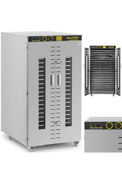 Royal Catering Uscător industrial de alimente pentru ierburi și fructe, 24 de rafturi, 40-90 C, 5850 W