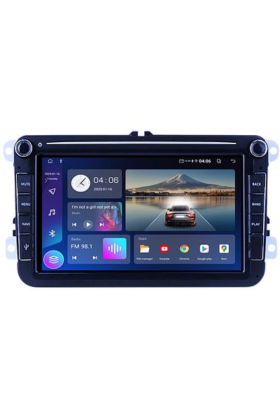 navi-it Navigatie dedicata Volkwagen, 4GB RAM 64GB ROM, Quadcore, Android 14, Display QLED 7", DSP, Carplay&