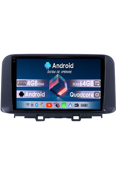 navi-it Navigatie dedicata Hyundai Encino 2018-2020, 4GB RAM 64GB ROM, Octacore, Android 14, Display QLED 1K