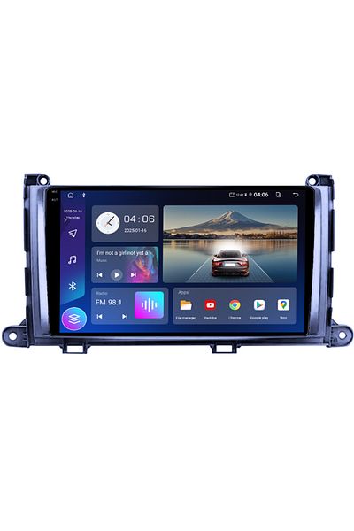 navi-it Navigatie dedicata Toyota Sienna 2009-2014, 4GB RAM 64GB ROM, Quad Core, Display 9" QLED 1K, Carplay
