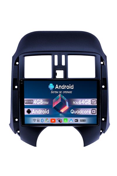 navi-it Navigatie dedicata Nissan Sunny 2011, 4GB RAM 64GB ROM, Quadcore, Android 14, Display QLED 1K, 9", D