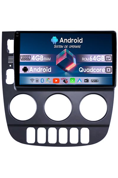 navi-it Navigatie dedicata Mercedes ML W163 2001-2005, 4GB RAM 64GB ROM, Quad Core, Display 9" QLED 1K, Carp