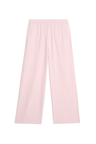 Marks & Spencer Keten Karışımlı Geniş Paça Pantolon (6–16 Yaş)