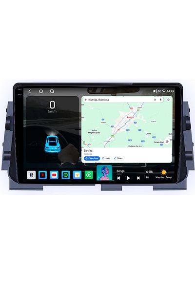 navi-it Navigatie dedicata Nissan Kicks Micra P15 2016-2020, 4GB RAM 64GB ROM, Octacore, Android 14, Display
