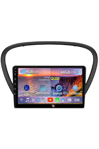 navi-it Navigatie dedicata Peugeot 607 2004-2010, 4GB RAM 64GB ROM, Octacore, Android 13, Display QLED 9", D