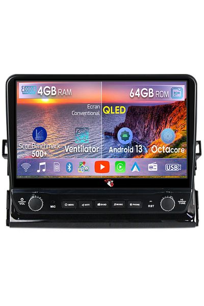 navi-it Dedicated navigation Estima 2006-2012 with rotary buttons model 2024, 4GB RAM 64GB ROM, Quadcore, Andr