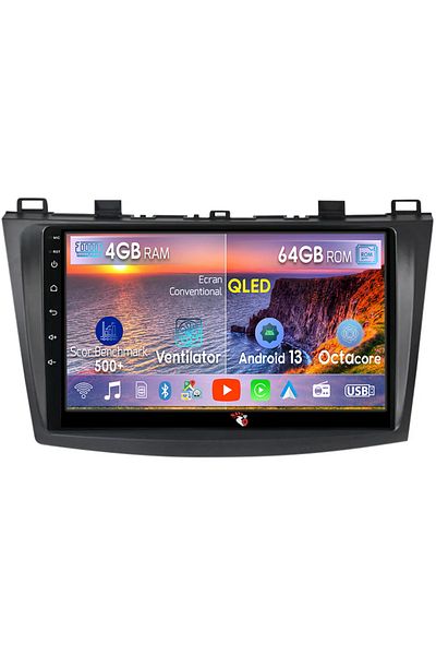navi-it Navigatie dedicata Mazda 3 2013-2016, 4GB RAM 64GB ROM, Octacore, Android 13, Display QLED 9", DSP,