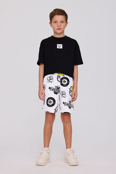 Nebbati Boy Patterned Shorts